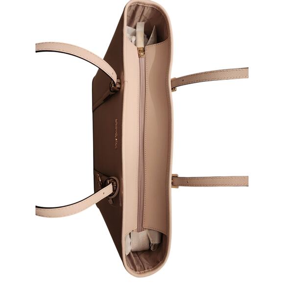 Michael Kors Jet Set Shoulder Tote Bag Purse Pink Large - Picture 9 of 11